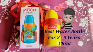 Milton 400ml Water Bottle Unboxing  TECHNO MOON [upl. by Ggerg]