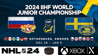 WJC 2024  36  Quarterfinal  Russia vs Sweden [upl. by Friday]