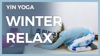 Winter Yin Yoga 35 min  Wasser Element Tief entspannen amp regenerieren  Stärkung des NierenChi [upl. by Aneer94]