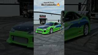 Mobil Mitsubishi eclipse🔥💚 automobile mitsubishi paulwalker drift shorts car creator edit [upl. by Court]