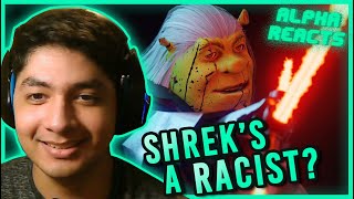 Alpha React  Shrek The Fallen Racist REACTIONrobensikkshreknwordpass [upl. by Furie770]