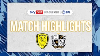 Burton Albion 02 Port Vale highlights [upl. by Onaicilef]