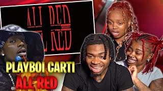 Playboi Carti  ALL RED Official Audio  REACTION [upl. by Assyle48]