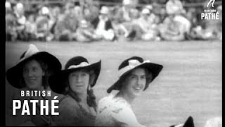 Old Time Cricket Match At Sevenoaks 1934 [upl. by Hayyikaz]