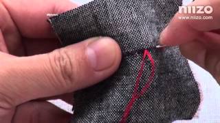 Basic Sewing Stitches Part 3 of 6  Half Back Stitch [upl. by Acinorrev]