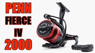 Penn FRCIV2000 Fierce IV Spinning Reel Review  JampH Tackle [upl. by Krissy222]