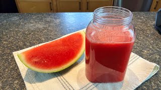 Como Hacer Jugo de Sandia en Tres Minutos [upl. by Theall333]