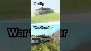 War thunder Vs Reality War Thunder tanks military [upl. by Emmi]