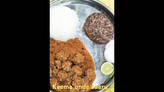 Keema unde saaru🤪🤪food shortsfeed cooking [upl. by Mariele932]