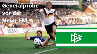 Deutschland v Jugoslawien 11  Der durchwachsene Härtetest vor der EM 1988 04061988 [upl. by Helbon]