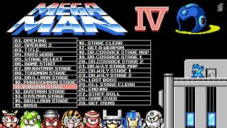 Mega Man 4 Soundtrack NES OST 29 Tracks Megaman IV [upl. by Inaluahek]