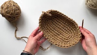 DIY Jute bag  Recycling an old bag [upl. by Hike]