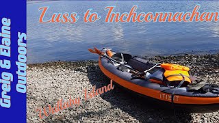 Itiwit 3 inflatable Kayak  Loch Lomond  Wallaby Island amp a Burnt Lunch [upl. by Braden996]