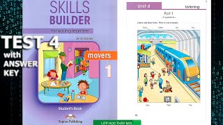 SKILLS BUILDER for Young Leaners MOVERS 1 UNIT 4  Listening TEST 4 ĐÁP ÁN trong phần mô tả [upl. by Chretien]