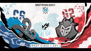 C9 vs G2 Highlights 2017 RIFT RIVALS [upl. by Ramburt]