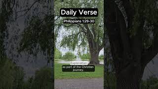 1 Verse 1 Minute Philippians 12930 daily bible verseoftheday spiritualgrowth shorts Jesus [upl. by Jumbala]