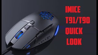 iMice T 91T90 gaming mouse software quick look t90 91 daraznepal [upl. by Merril]