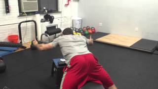 Prone Trap Raise on Incline Bench [upl. by Hubble]