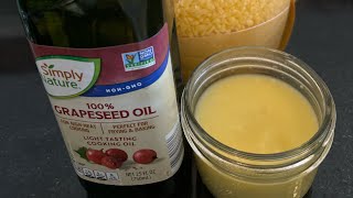 Cast Iron Seasoning Balm Homemade [upl. by Nerw731]