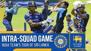 Team India Intrasquad practice  India tour of Sri Lanka 2021 [upl. by Lechar820]