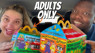 Rating the NEW McDonalds Cactus Plan Flea Market Box Adult Happy Meal [upl. by Eilak]