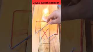 2 way switch concept 2wayswitch switchesswitch electricswitches electrical basicelectricity [upl. by Neerroc]