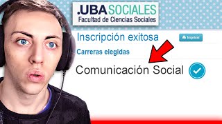 Como Registrarse en uba Sociales Comunicacion Social [upl. by Ackerley]