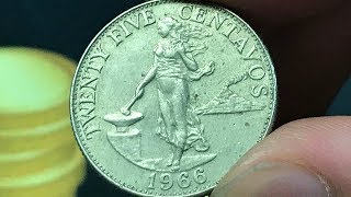 1966 Philippines 25 Centavos Coin • Values Information Mintage History and More [upl. by Freiman]