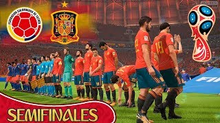 FIFA 18 World Cup  PARTIDAZO POR SEMIFINALES CONTRA ESPAÑA  4 [upl. by Antonietta920]