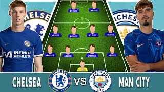 New CHELSEA VS MAN CITY Prediction 442 Line up Cole Palmer amp Neto Start in a 442 Formation [upl. by Capriola]