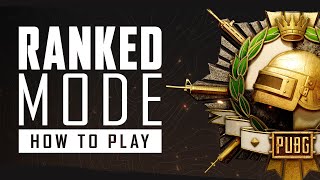 Ranked Mode  How to Play  PUBG [upl. by Acenom590]