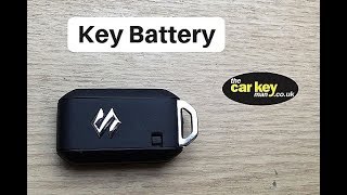 Suzuki Swift 2018 Proximity Key Battery Change [upl. by Rratsal]