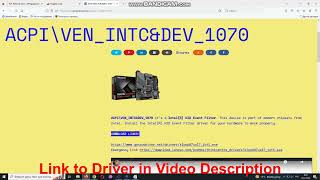 ACPI\VENINTCampDEV1070 Driver  IntelR HID Event Filter driver download and install manual [upl. by Valeta]