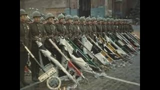 1945 Victory Parade in color [upl. by Aynor]