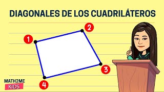 🔴 Diagonales de los cuadriláteros [upl. by Ihtak632]