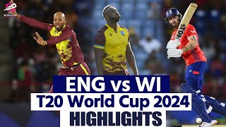 ENG vs WI T20 World Cup 2024 Highlights England vs West Indies T20 World Cup Full Highlights [upl. by Song]