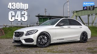 2018 MercedesAMG C43 430hp  DRIVE amp SOUND 60FPS [upl. by Anhoj]