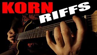 TOP 10 KORN RIFFS [upl. by Charlene]