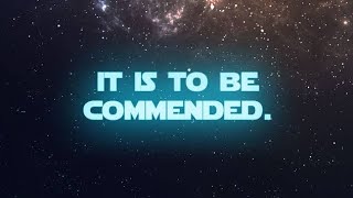 It is to be commended [upl. by Lemon]