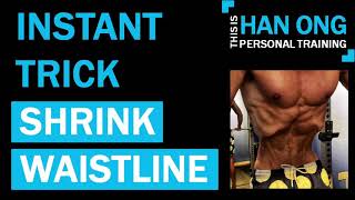 Instant Trick to SHRINK WAISTLINE  The Stomach Vacuum [upl. by Clarke]