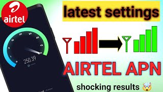 Airtel new apn settings🔥 airtel apn settings for fast internet ✅viping78 [upl. by Ribble]