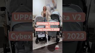 UPPAbaby Vista V2 vs Cybex Gazelle babygear stroller uppababy cybex [upl. by Yrogerg]