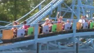 Woodstock ExpressGhoster Coaster offride HD Kings Dominion [upl. by Sirromal600]