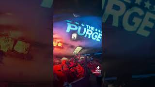 “Terror Tram Enter the Blumhouse” The Purge at Halloween Horror Nights at Universal Hollywood [upl. by Middendorf]