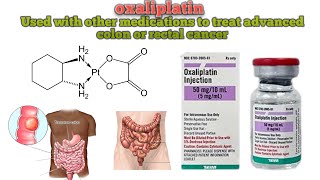 Oxaliplatin  INFORMATION  Oxaliplatin Uses  How Oxaliplatin works  Common side effects [upl. by Anitneuq269]