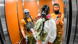 NERF WAR THE HOTEL TAKEOVER [upl. by Florian725]