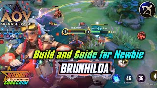 AoV  Brunhilda Gameplay  Best Build  Arena of Valor  Liên Quân Mobile [upl. by Greggory]