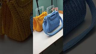 The video tutorial on crocheting a handbag with a spikelet pattern is available on my channel [upl. by Asena]