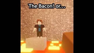 Roblox SAVE ONE The NOOB or The BACON shorts [upl. by Ynnij]