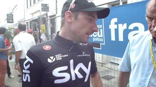 Elia Viviani  quot Jai encore envie de gagner avec le maillot de léquipe Skyquot [upl. by Ollayos]